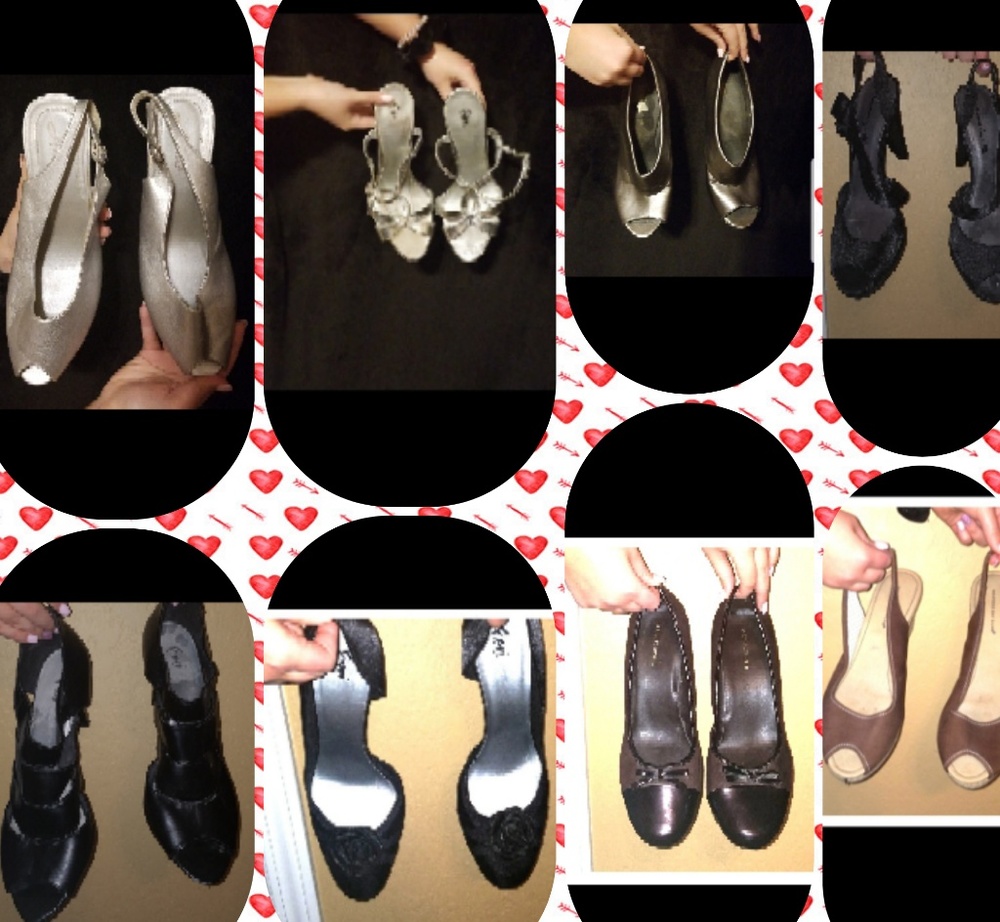 Bundle of 8 pairs of heels
